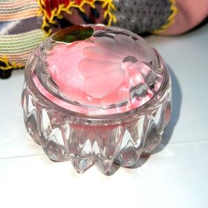 Vintage Princess House Crystal Trinket Holder